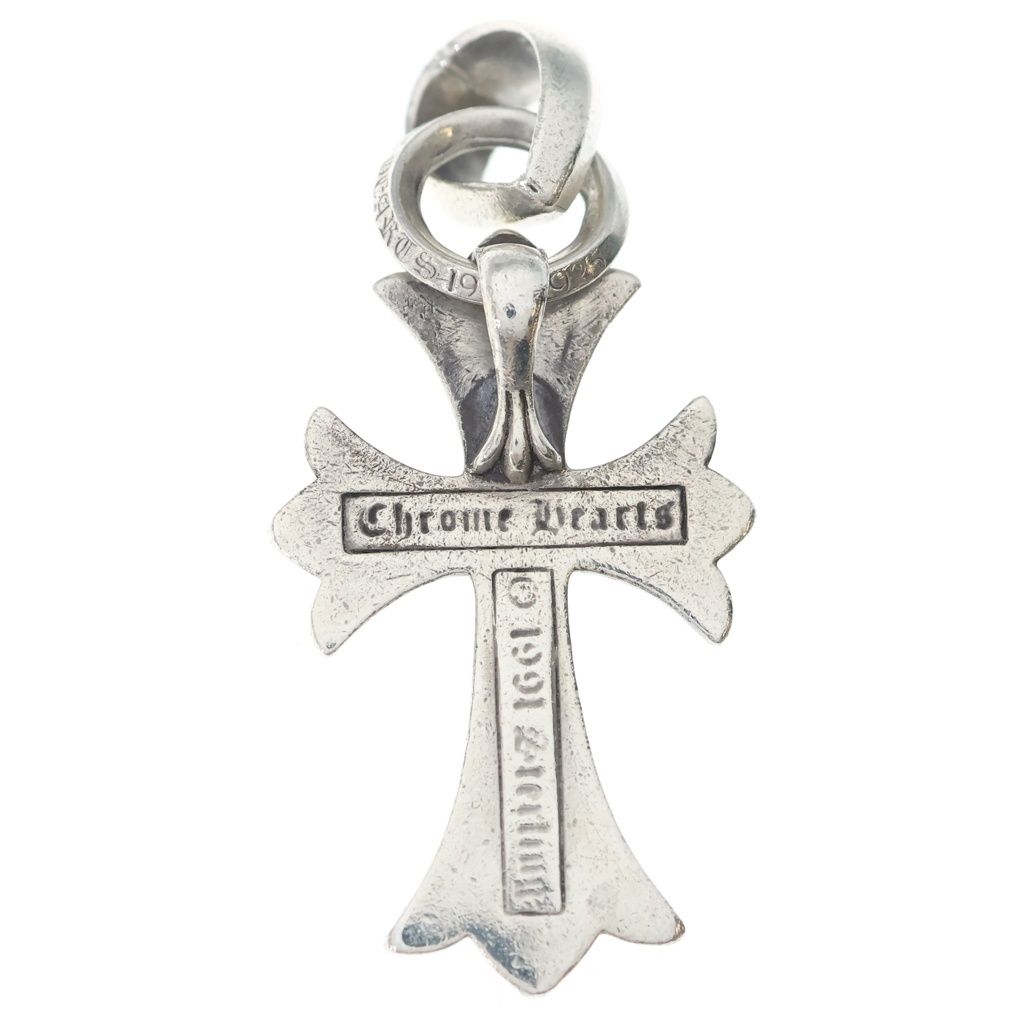 Chrome Hearts CH Crs Sml Bale Small CH Cross Pendant Silver — view 2