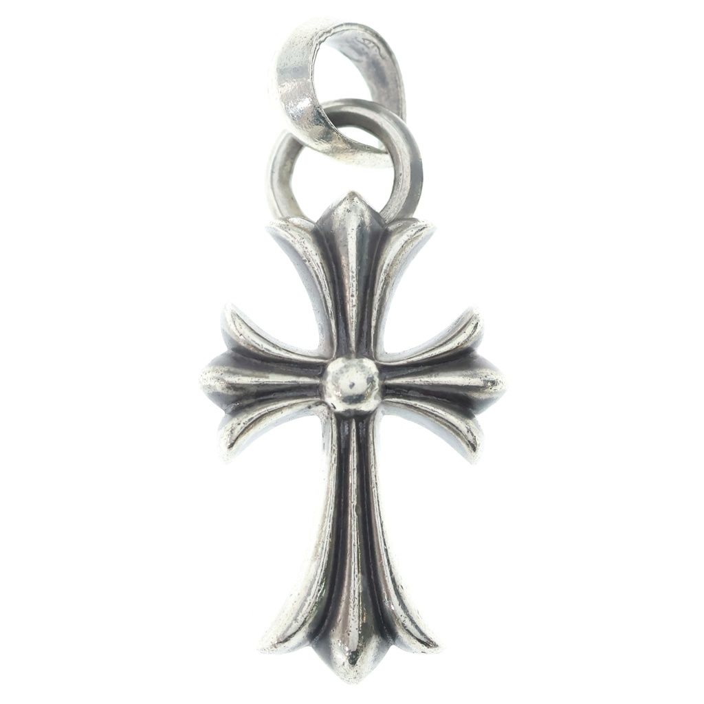 Chrome Hearts CH Crs Sml Bale Small CH Cross Pendant Silver
