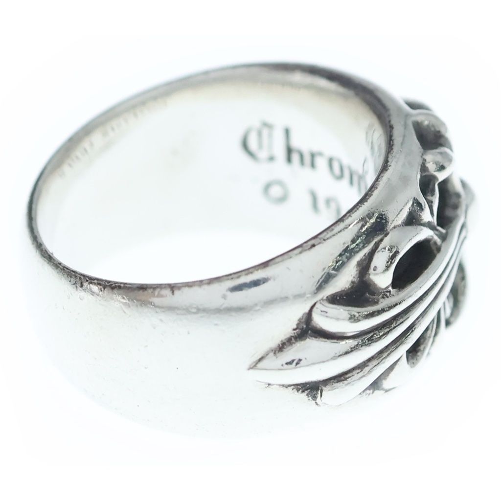 Chrome Hearts Flrl Crs Floral Cross Ring Silver — view 3