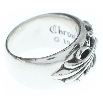 Chrome Hearts Flrl Crs Floral Cross Ring Silver — view 3