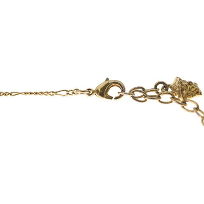 Versace Medusa Logo Plate Necklace Silver Gold — view 4