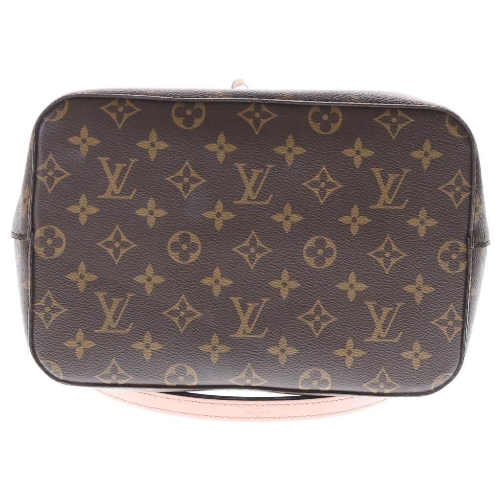Louis Vuitton Monogram Neo Noe Shoulder Bag Rose Poudre Brown Leather — view 4