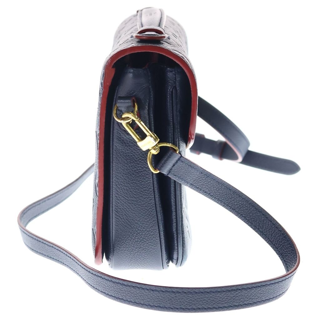 Louis Vuitton Monogram Empreinte Pochette Metis Marine Handbag — view 3