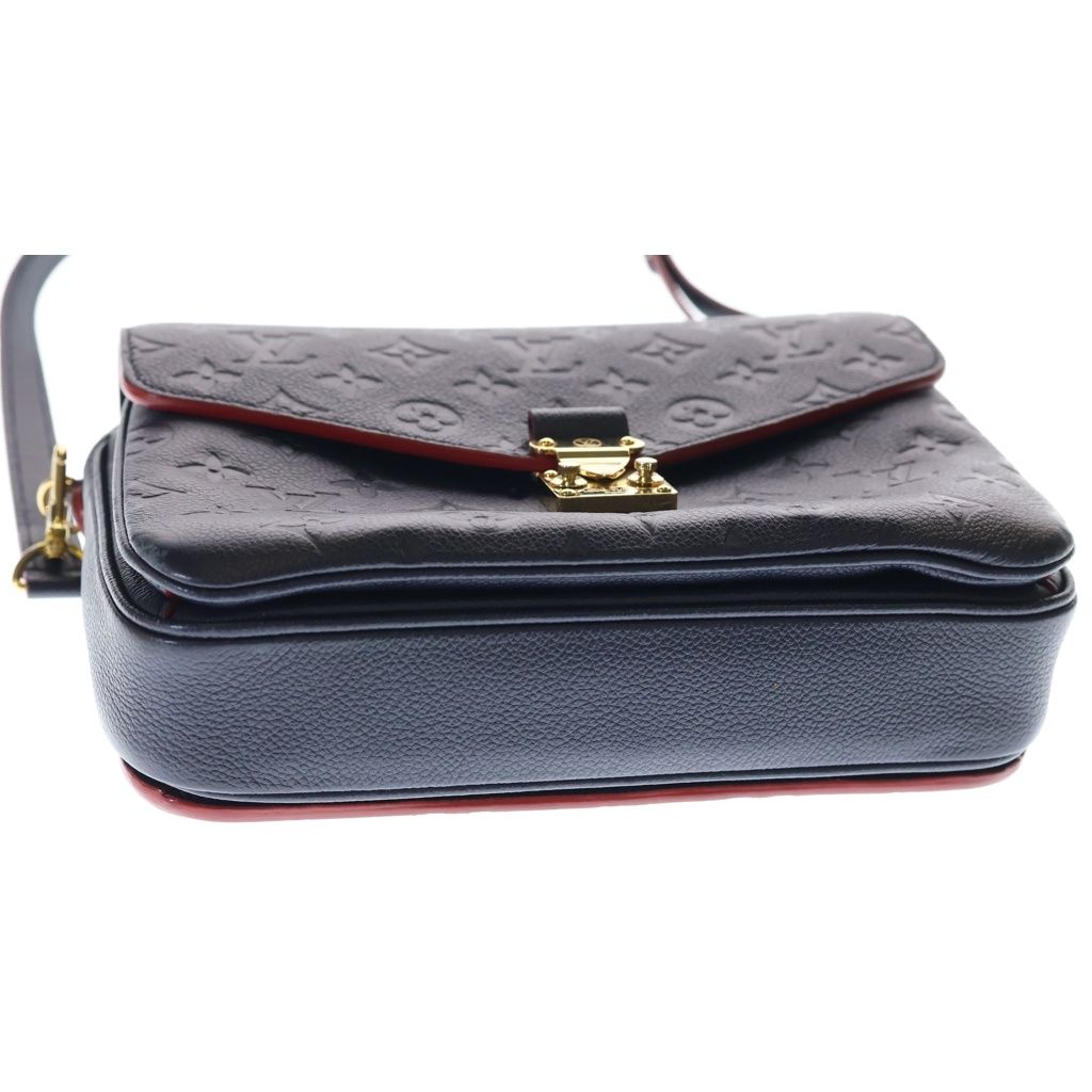 Louis Vuitton Monogram Empreinte Pochette Metis Marine Handbag — view 4