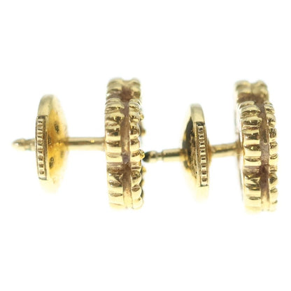 Van Cleef & Arpels Sweet Alhambra Onyx Earrings 18k Yellow Gold — view 4