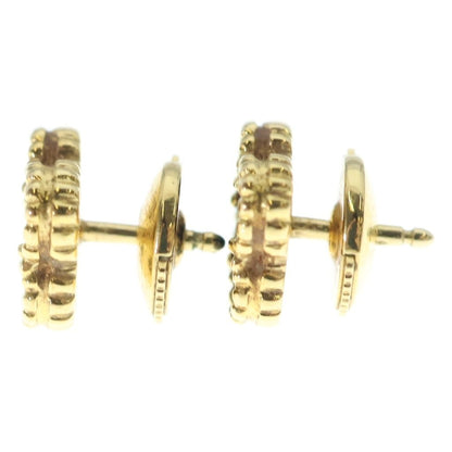 Van Cleef & Arpels Sweet Alhambra Onyx Earrings 18k Yellow Gold — view 3