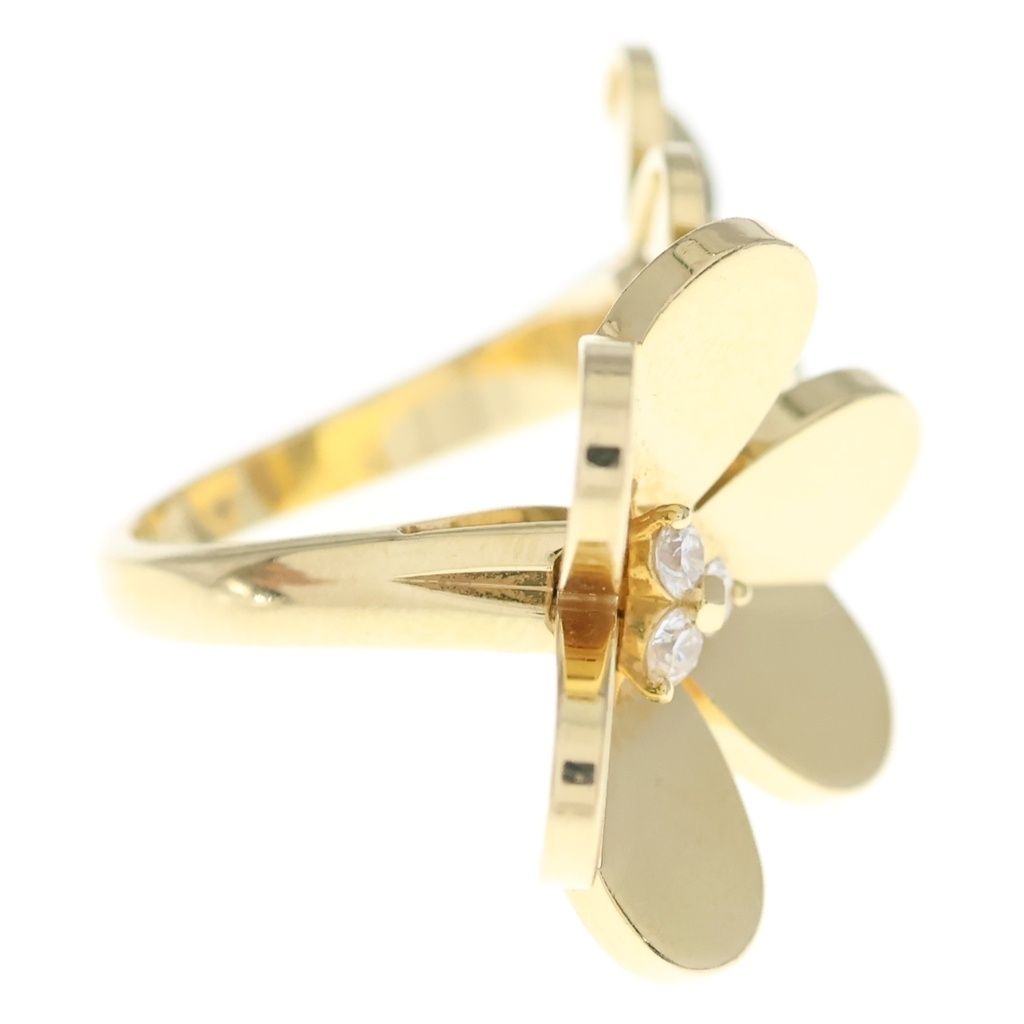 Van Cleef & Arpels Frivole Entre les Doors Diamond Ring 18k YG Yellow Gold — view 3
