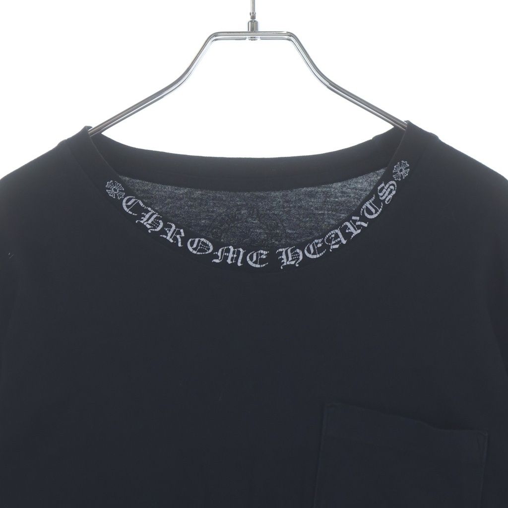 Chrome Hearts Neck Logo L S T-Shirt Arm Floral Backhoe Swoosh Print Crew Long — view 3