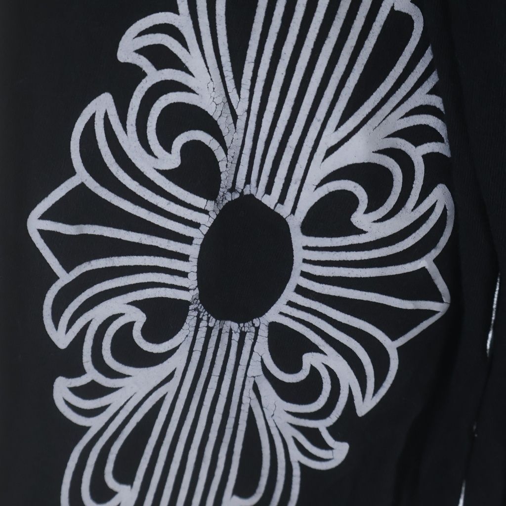 Chrome Hearts Neck Logo L S T-Shirt Arm Floral Backhoe Swoosh Print Crew Long — view 6