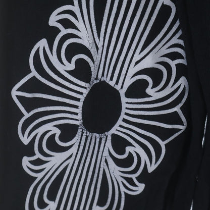 Chrome Hearts Neck Logo L S T-Shirt Arm Floral Backhoe Swoosh Print Crew Long — view 6