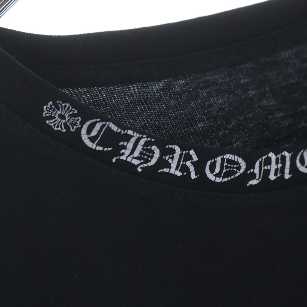 Chrome Hearts Neck Logo L S T-Shirt Arm Floral Backhoe Swoosh Print Crew Long — view 5