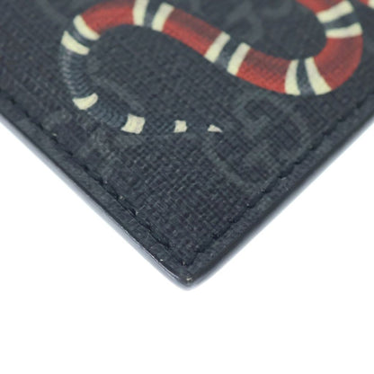 Gucci Kingsnake GG Supreme Card Case Black — view 4