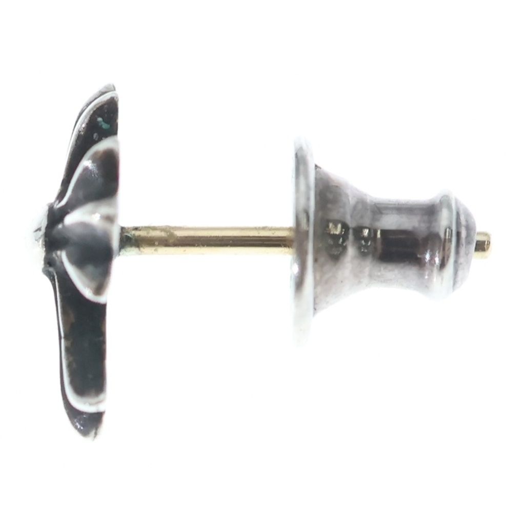 Chrome Hearts No2 CH Crs CH Cross Studs Earrings Silver — view 3