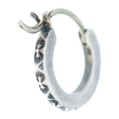 Chrome Hearts Tiny Tfp Hoop Tru Earrings Silver — view 2