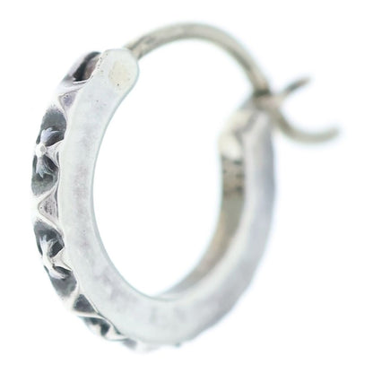 Chrome Hearts Tiny Tfp Hoop Tru Earrings Silver