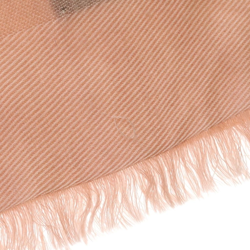 Louis Vuitton Monogram Naturel Scarf Shawl Pink — view 4