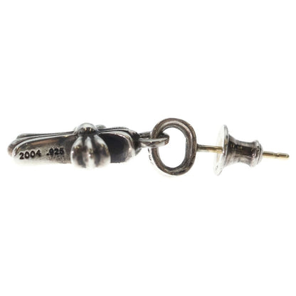 Chrome Hearts Bby Pprchn Baby Fat Cross Drop Earrings Silver — view 3