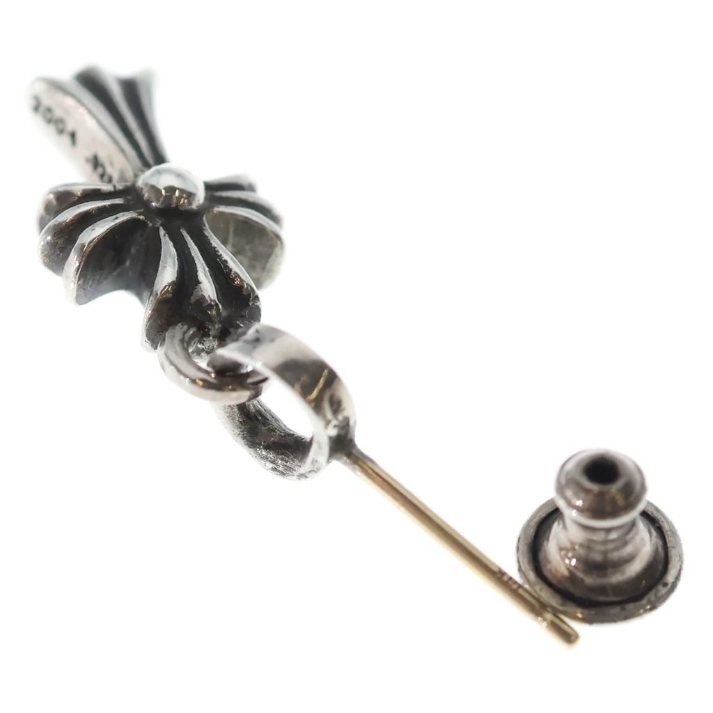 Chrome Hearts Bby Pprchn Baby Fat Cross Drop Earrings Silver — view 5