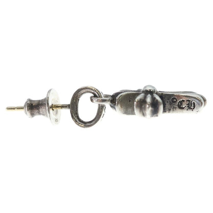 Chrome Hearts Bby Pprchn Baby Fat Cross Drop Earrings Silver — view 4