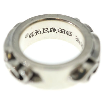 Chrome Hearts Dbl Narrow Vine Band Double Silver Ring — view 5