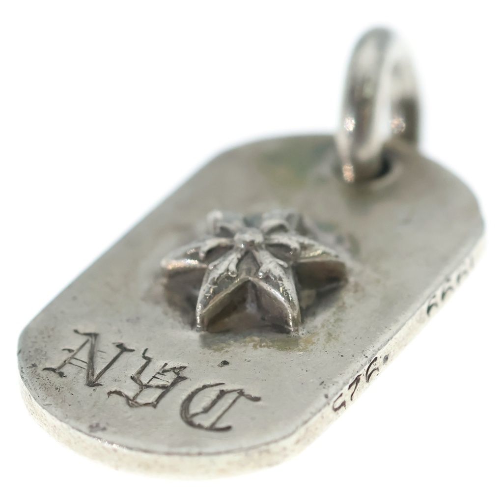 Chrome Hearts Raised Star Dogtag Nyc Limited Dog Tag Pendant Silver — view 5
