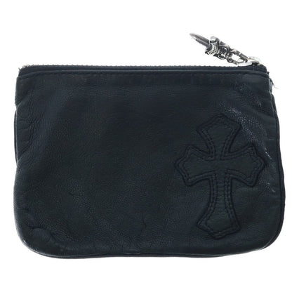 Chrome Hearts Zpr Chng Purse Change Cross Patch Daga Zip Coin Case