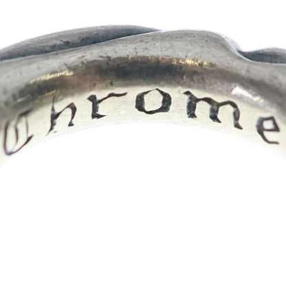 Chrome Hearts Scrl Band Scroll Ring Silver — view 5