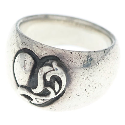 Chrome Heart in Band Ring Silver