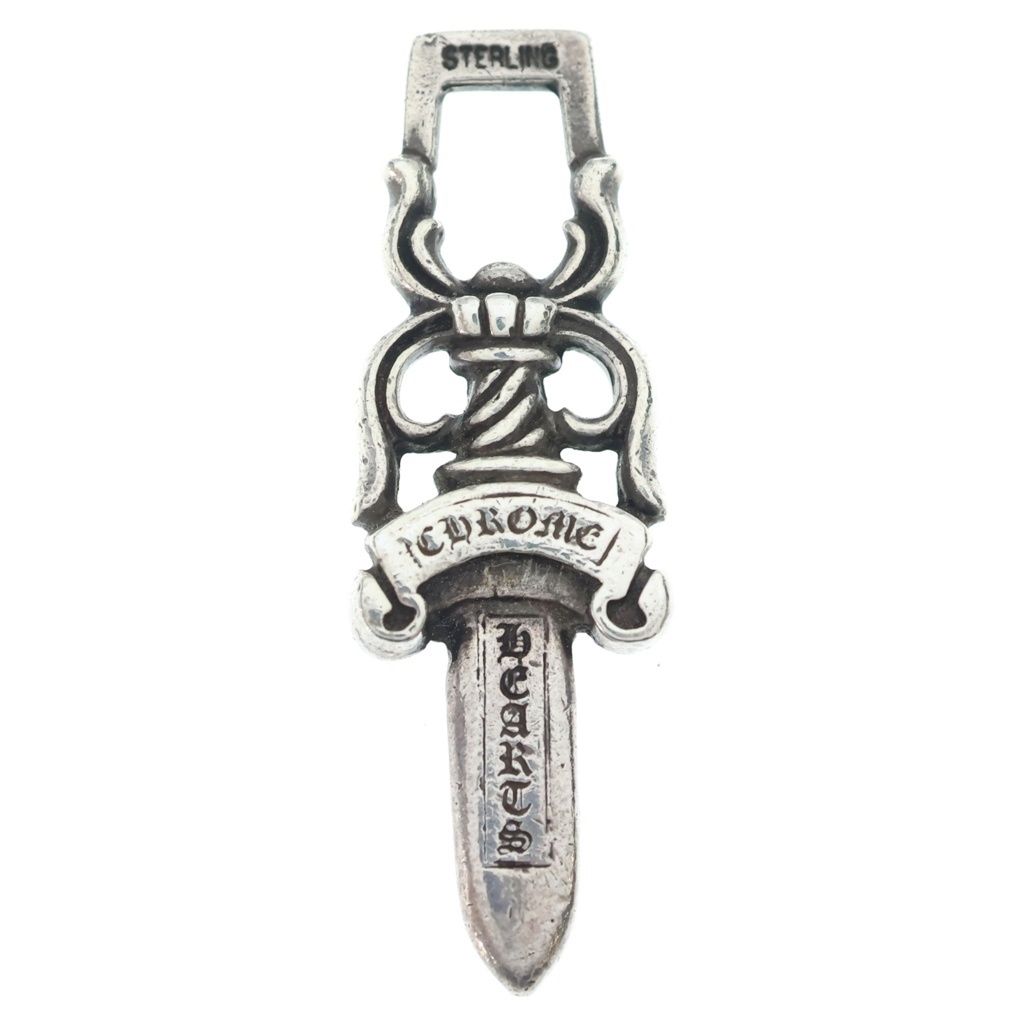 Chrome Hearts 10 Dagger Pendant Silver