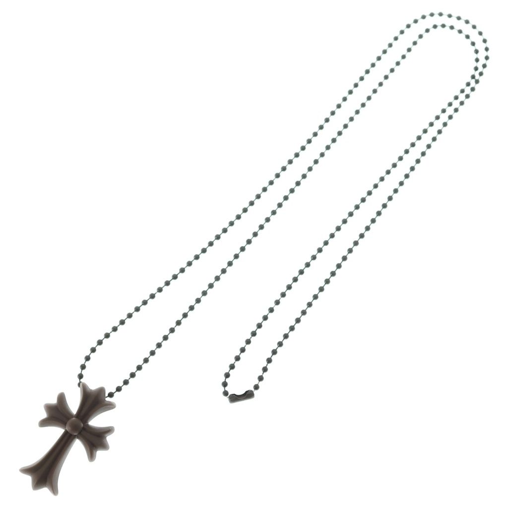 Chrome Hearts Rubber CH Crs Sml Small CH Cross Necklace Silicone — view 2