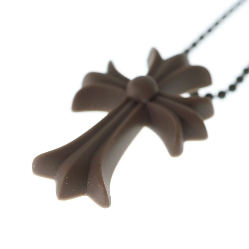 Chrome Hearts Rubber CH Crs Sml Small CH Cross Necklace Silicone — view 5
