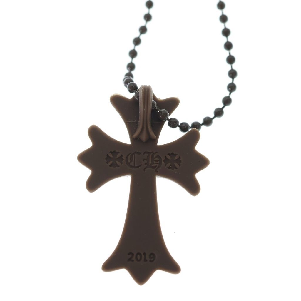 Chrome Hearts Rubber CH Crs Sml Small CH Cross Necklace Silicone — view 3