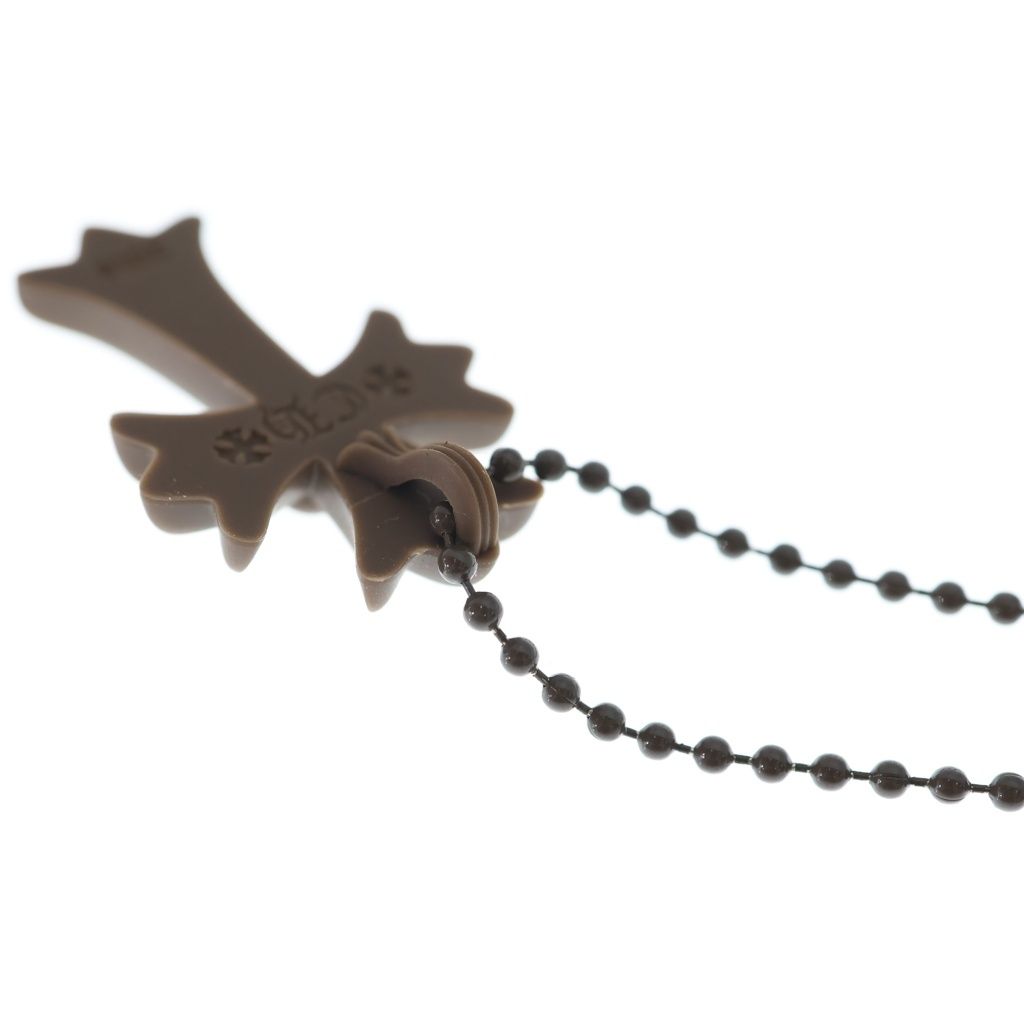 Chrome Hearts Rubber CH Crs Sml Small CH Cross Necklace Silicone — view 6