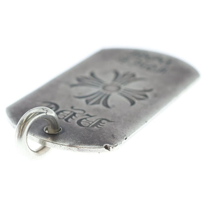Chrome Hearts D Tag Lrg Nyc Limited You CH Plus Dog Tag Pendant Silver — view 6