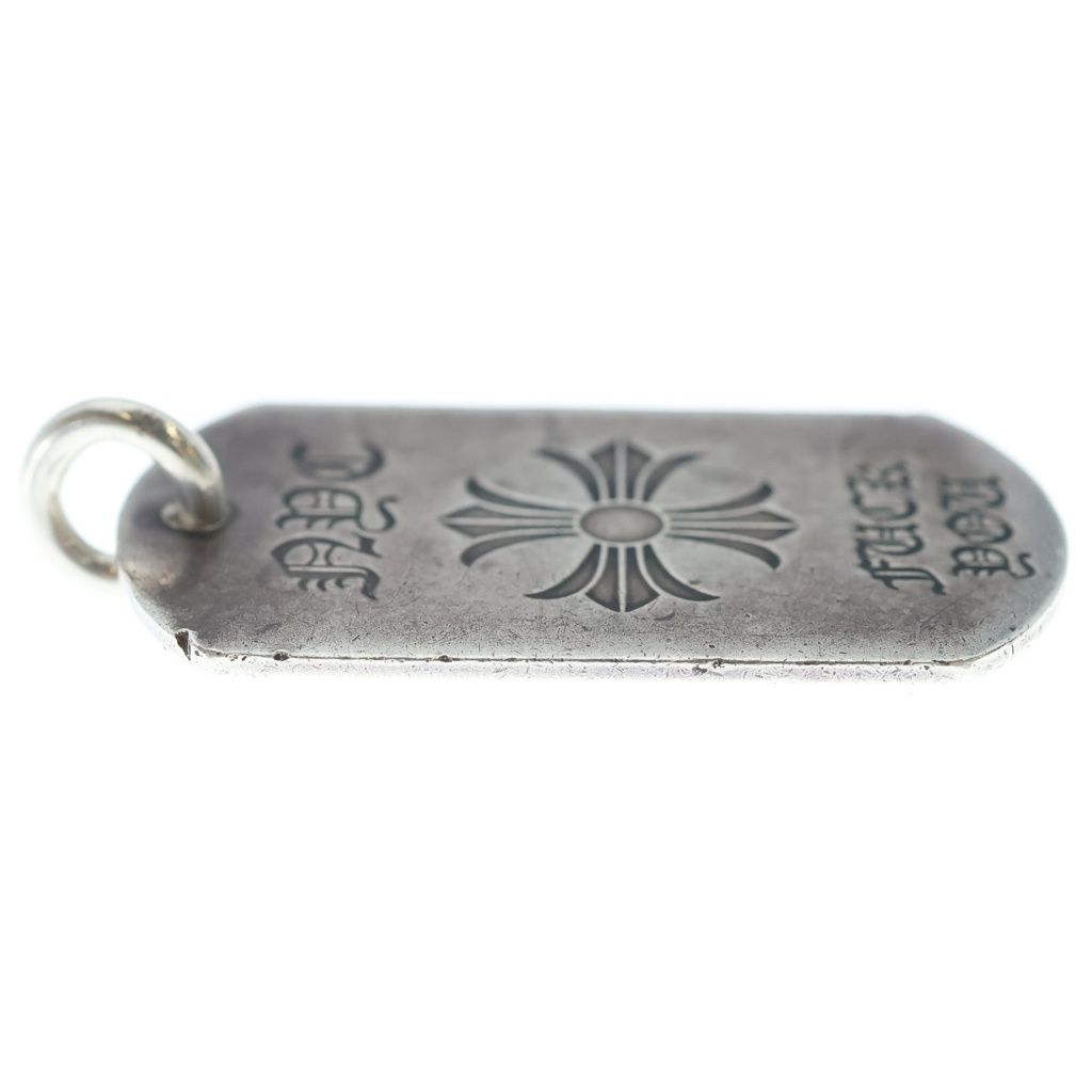 Chrome Hearts D Tag Lrg Nyc Limited You CH Plus Dog Tag Pendant Silver — view 4