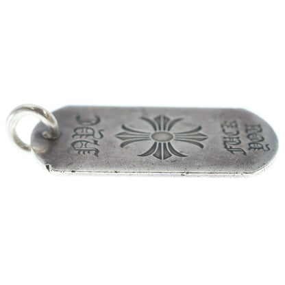 Chrome Hearts D Tag Lrg Nyc Limited You CH Plus Dog Tag Pendant Silver — view 4