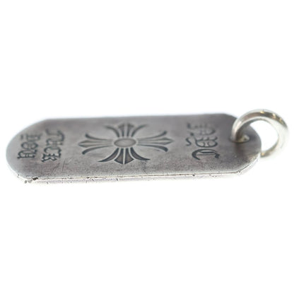 Chrome Hearts D Tag Lrg Nyc Limited You CH Plus Dog Tag Pendant Silver — view 3