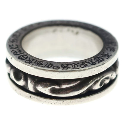 Chrome Hearts Spinner Scroll Ring Silver