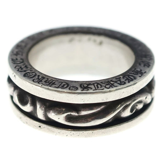 Chrome Hearts Spinner Scroll Ring Silver