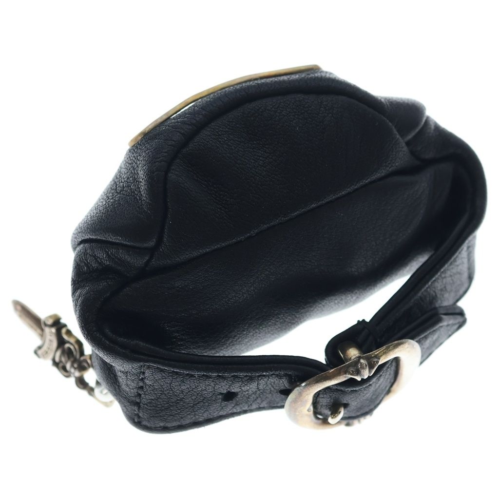 Chrome Hearts Wristher Snat Pack Wallet Leather Bracelet Black — view 4