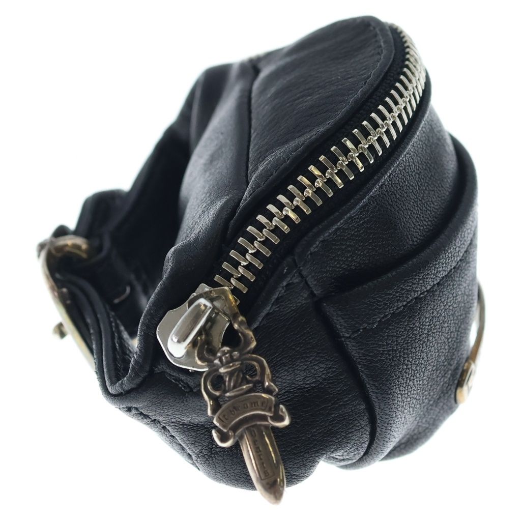 Chrome Hearts Wristher Snat Pack Wallet Leather Bracelet Black — view 3
