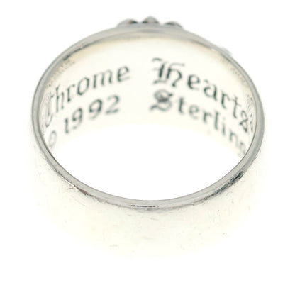 Chrome Hearts Flrl Crs Floral Cross Ring Silver — view 2