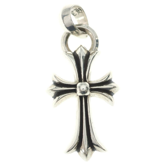 Chrome Hearts CH Crs Sml Bale Small CH Cross Pendant Silver