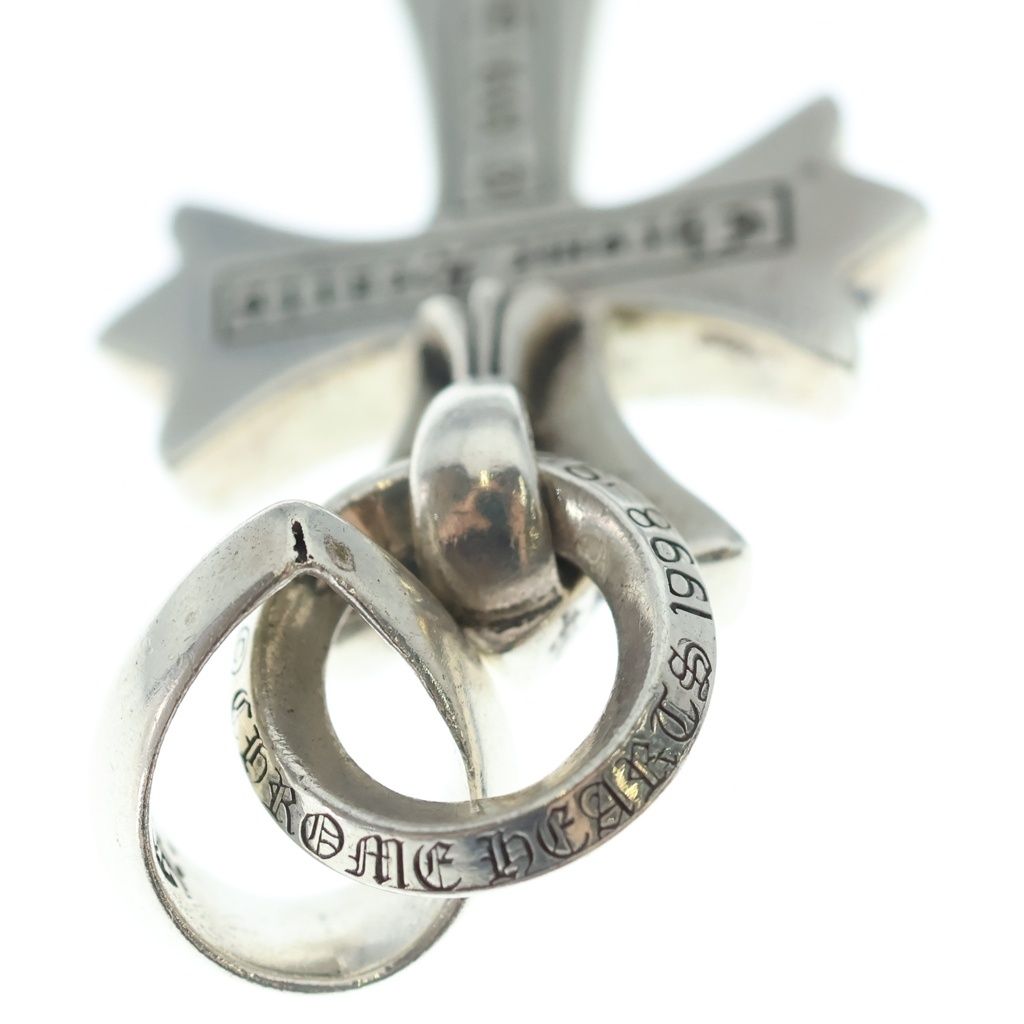 Chrome Hearts CH Crs Sml Bale Small CH Cross Pendant Silver — view 6
