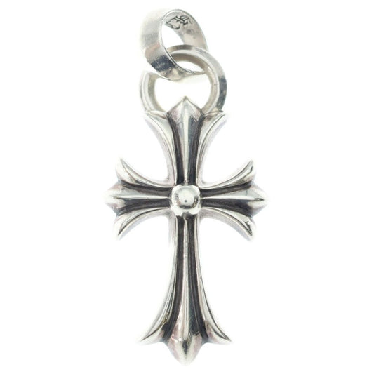 Chrome Hearts CH Crs Sml Bale Small CH Cross Pendant Silver