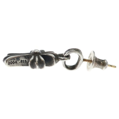 Chrome Hearts Bby Pprchn Baby Fat Cross Drop Earrings Silver — view 3