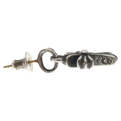 Chrome Hearts Bby Pprchn Baby Fat Cross Drop Earrings Silver — view 4