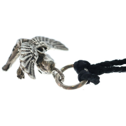 Chrome Hearts Foti Miss Lerlene Leather Braid Pendant Silver — view 5
