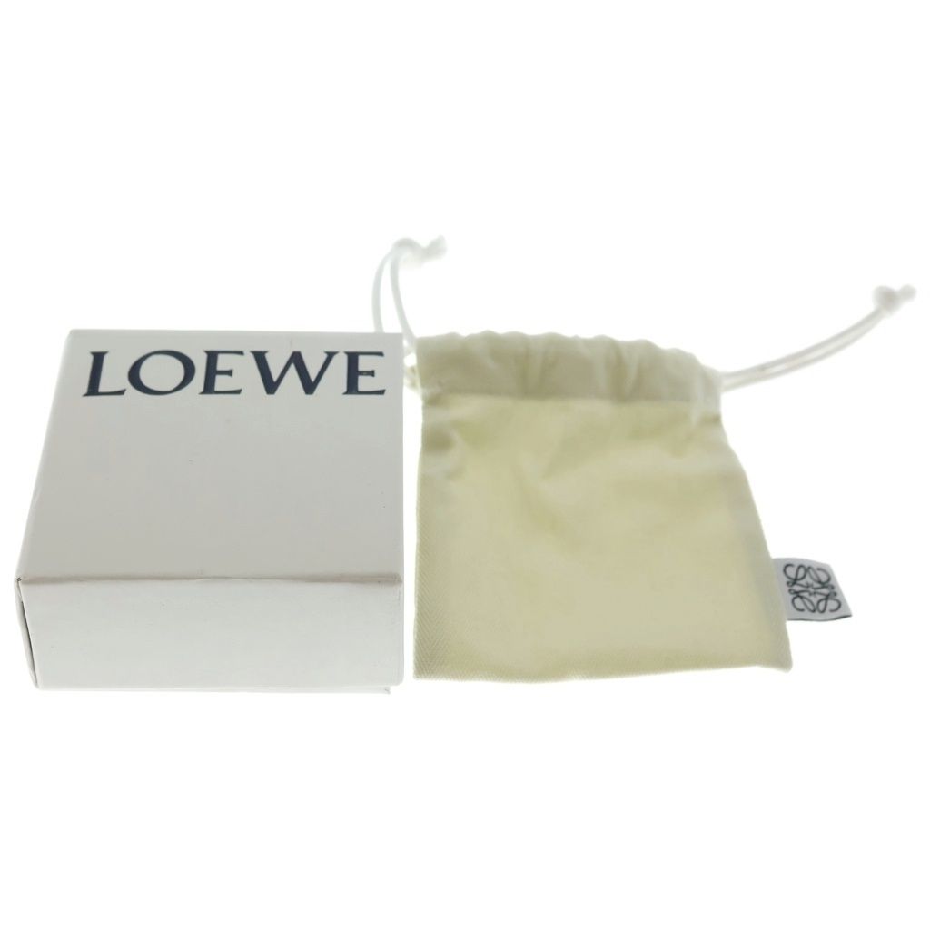 Loewe Anagram Brooch Pin Badge Silver — view 6