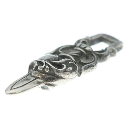 Chrome Hearts Dagger Heart Daga Pendant Silver — view 5